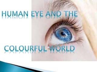 The human eye and the colourful world