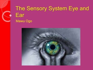 The Sensory System Eye and 
Ear 
Mawu Ogo 
 
