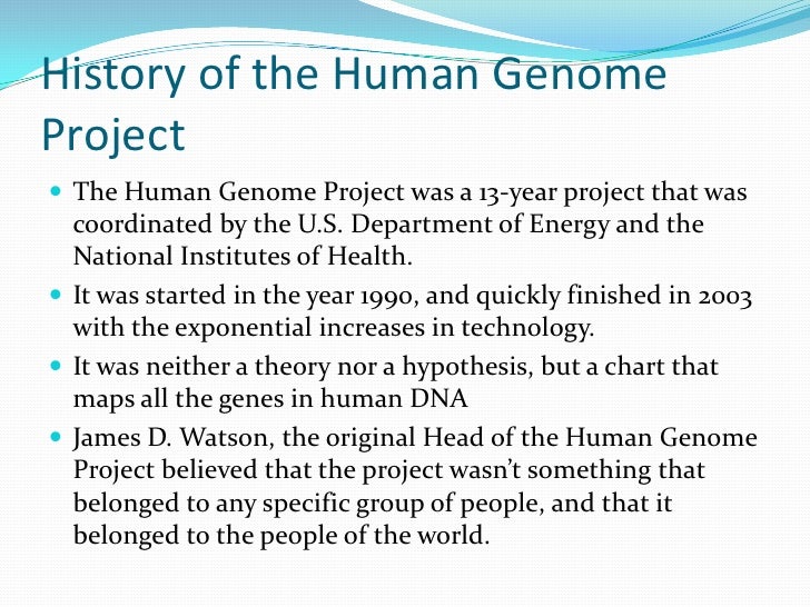 what is the human genome project