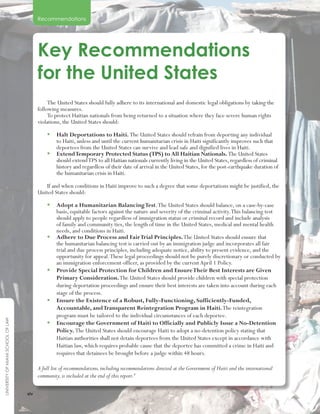 xiv
UNIVERSITYOFMIAMISCHOOLOFLAW
The United States should fully adhere to its international and domestic legal obligations...
