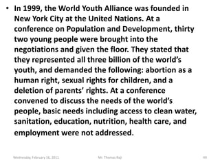 THE HUMAN PERSON.We all have a specific mission in life and each of us has been bestowed with the qualities and characteristics that will enable us to fulfill that mission.  Tuesday, February 15, 2011Mr. Thomas Raji 48
