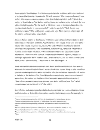 THE HUMAN RIGHT TO WATER A GUIDE FOR FIRST NATIONS COMUNITIES AND ...