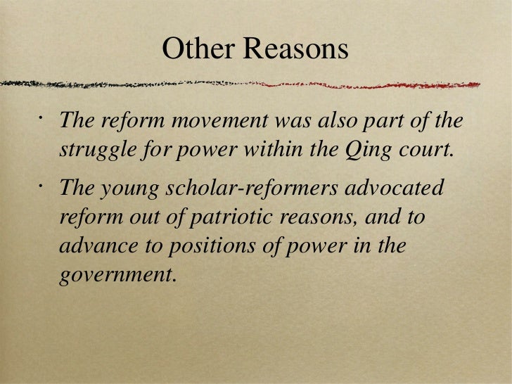 hundred days reform hundred days reform