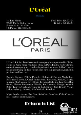 The Hunt 100 The Top Consumer Goods Companies 17 Published Lis The Hunt 100 The Top Consumer Goods Companies 17 Published Lis