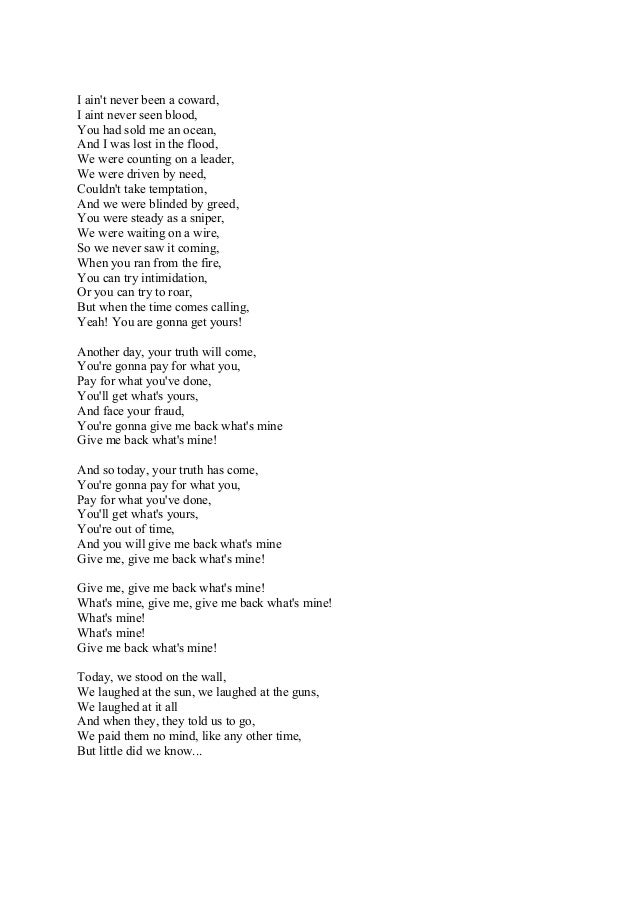 The Hunting Party Lyrics the hunting party lyrics