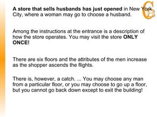 Husband Store | PPT