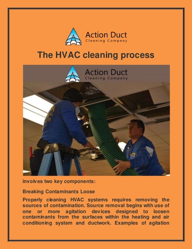 The hvac cleaning process