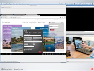 @johnwhalen #userfocus
 