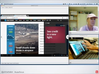 @johnwhalen #userfocus
 