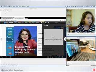 @johnwhalen #userfocus
 