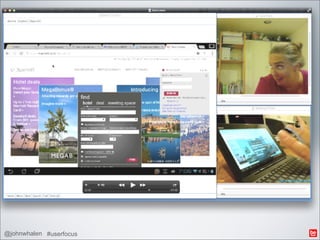 @johnwhalen #userfocus
 