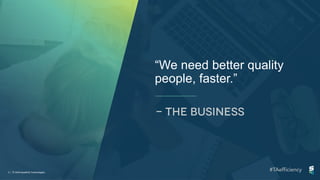 5 | ©2018 SmashFly Technologies
“We need better quality
people, faster.”
 