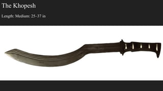 Sword History.pdf THE HISTORY AND EVOLUTION OF VARIOUS SWORDS.pdf