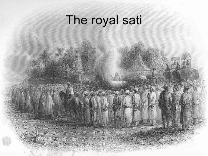 The iconography of sati