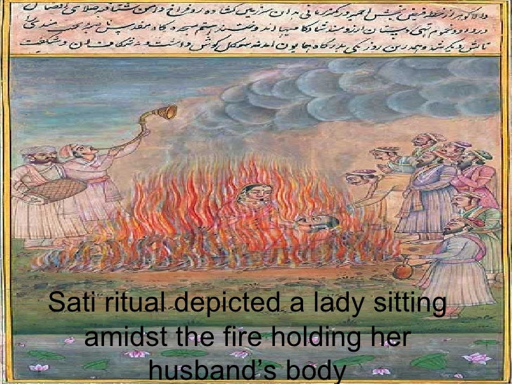 The iconography of sati