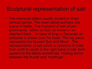 The iconography of sati | PPT
