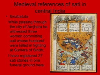 The iconography of sati | PPT