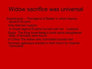 The iconography of sati | PPT