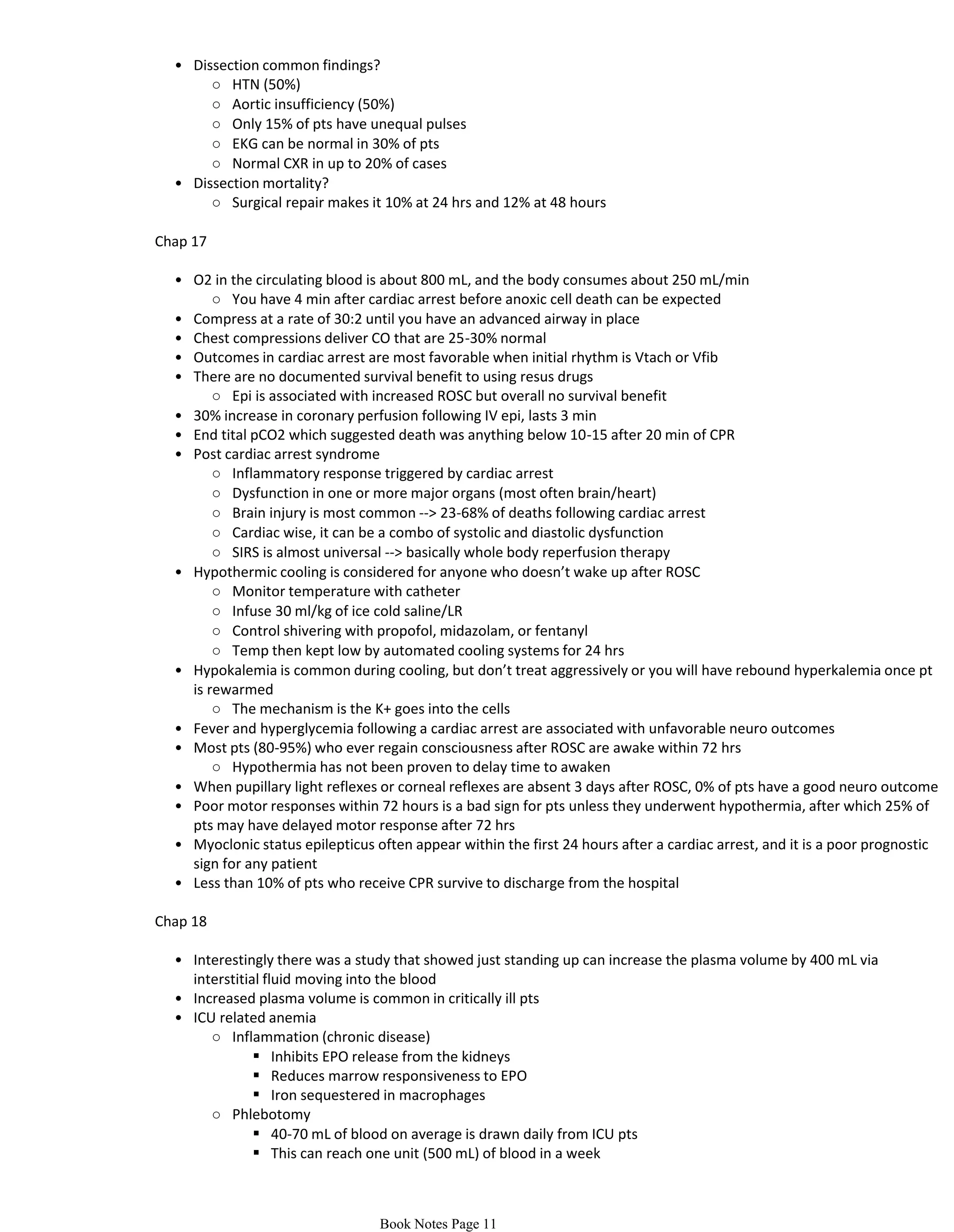 The ICU Book Notes Derived from Marino.. | PDF