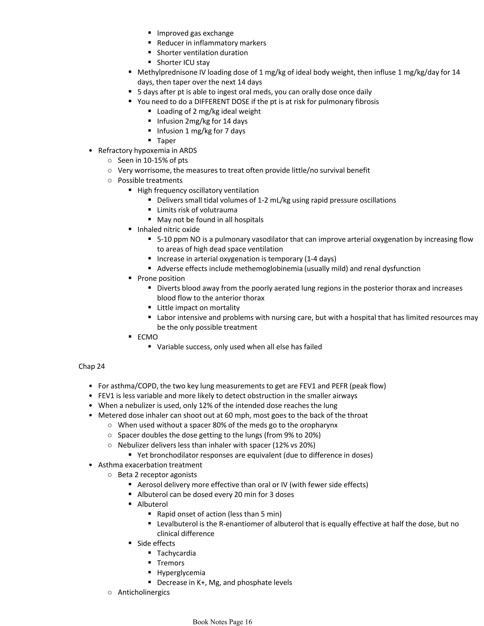 The ICU Book Notes Derived from Marino.. | PDF