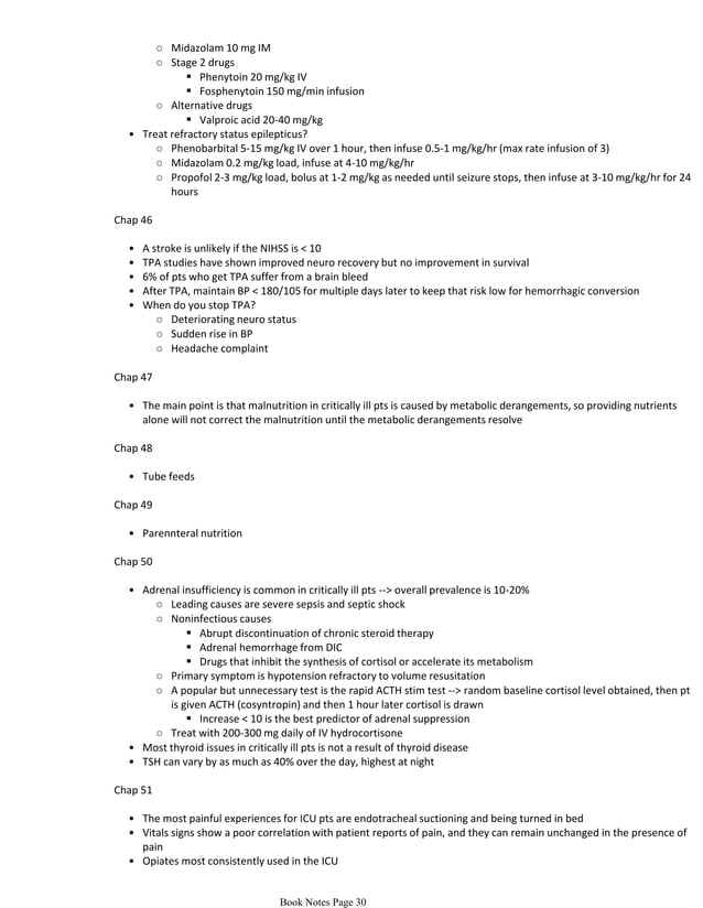 The ICU Book Notes Derived from Marino.. | PDF | First Aid | Injuries
