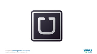 © 2007-2016 WiderFunnel Marketing Inc.
Tweet this: @chrisgoward #awesome
 