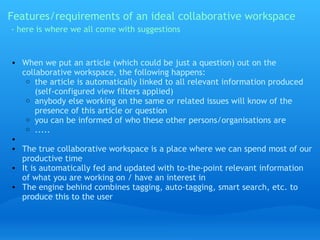 The Ideal Collaborative Workspace | PPT