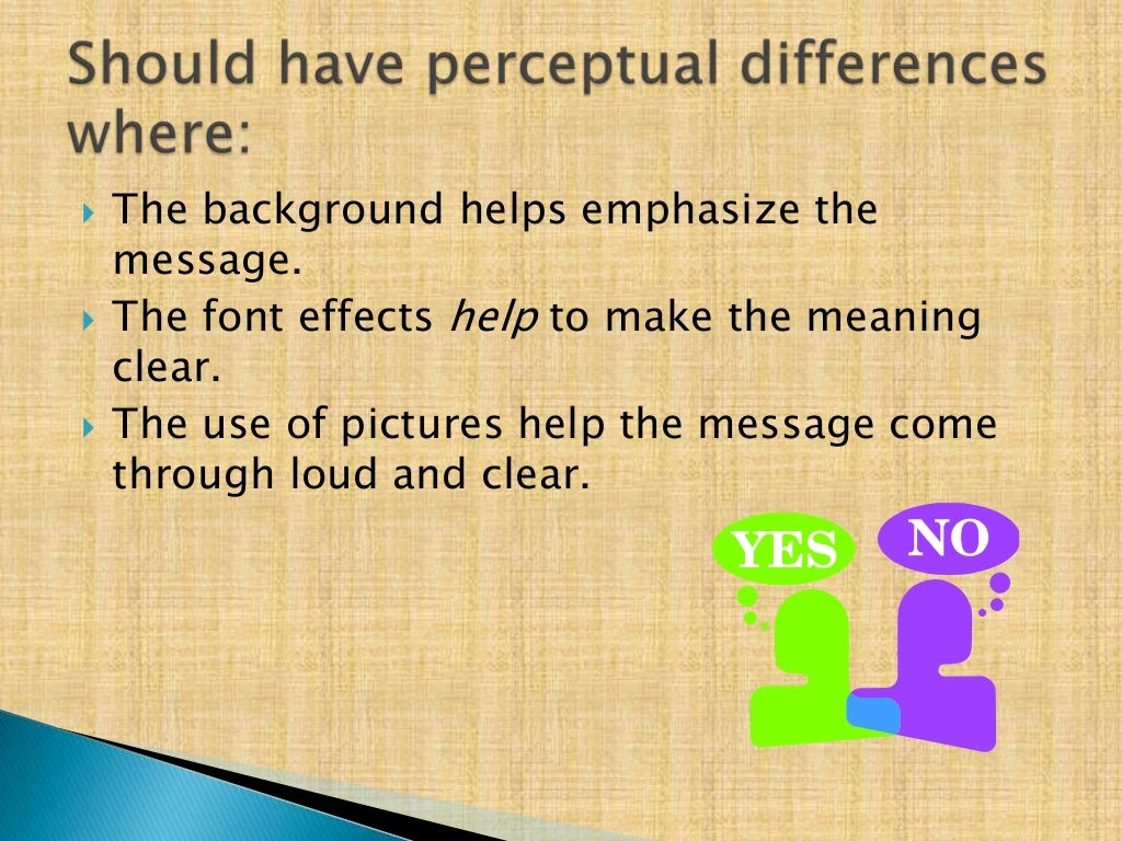 Examples of Good and Bad Slides