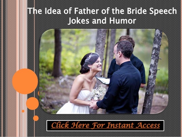 the idea of father of the bride speech jokes and humor 1 638