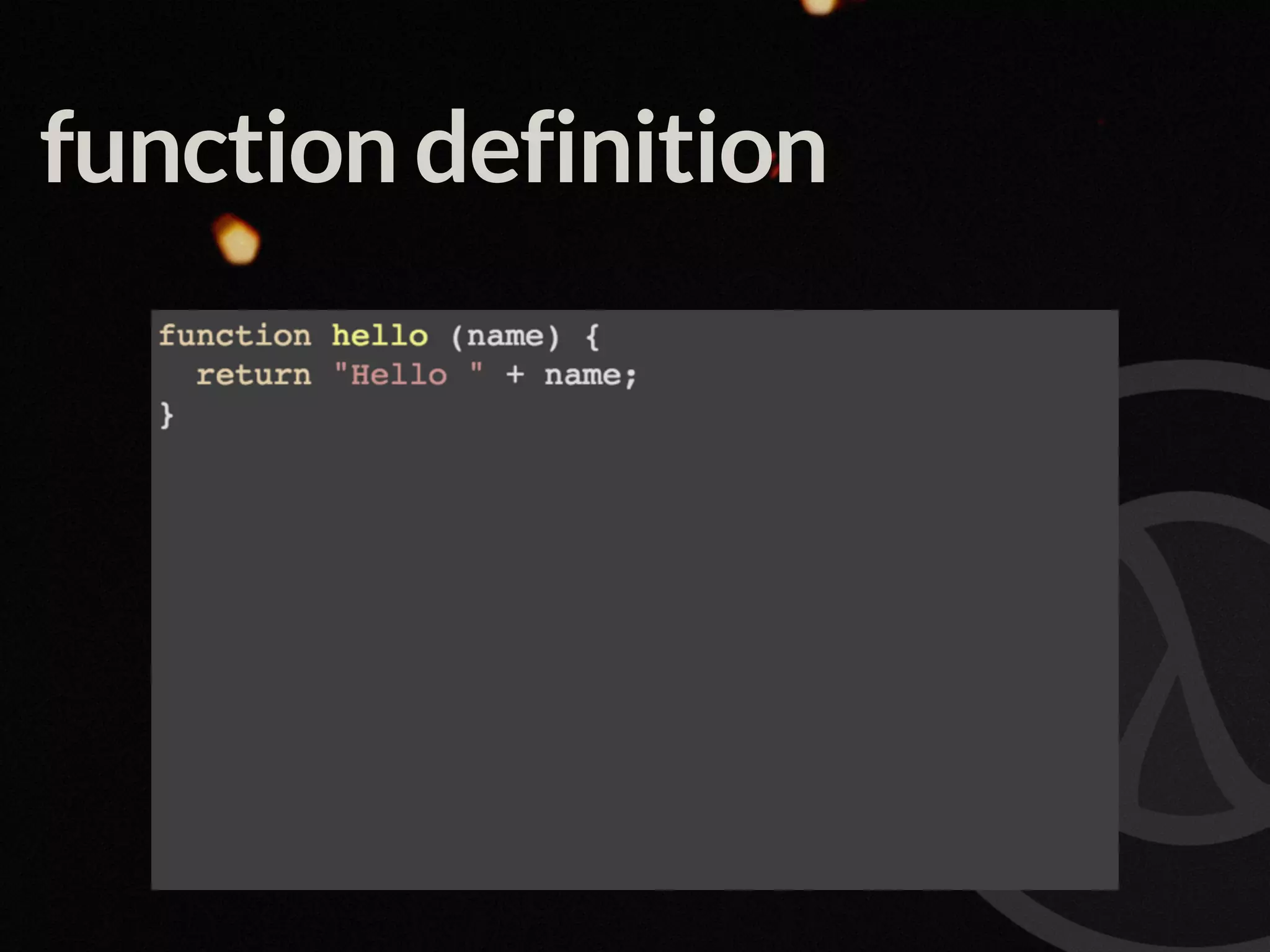 function definition 
