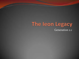 The Ieon Legacy Generation 2.1 
