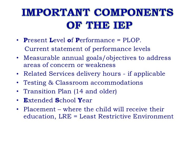 The IEP Process for Parents