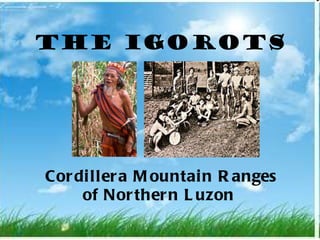 The Igorots Cordillera Mountain Ranges of Northern Luzon  