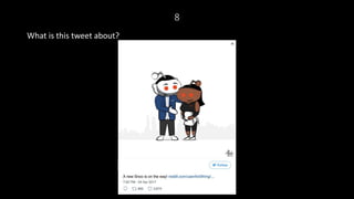 8
What is this tweet about?
 