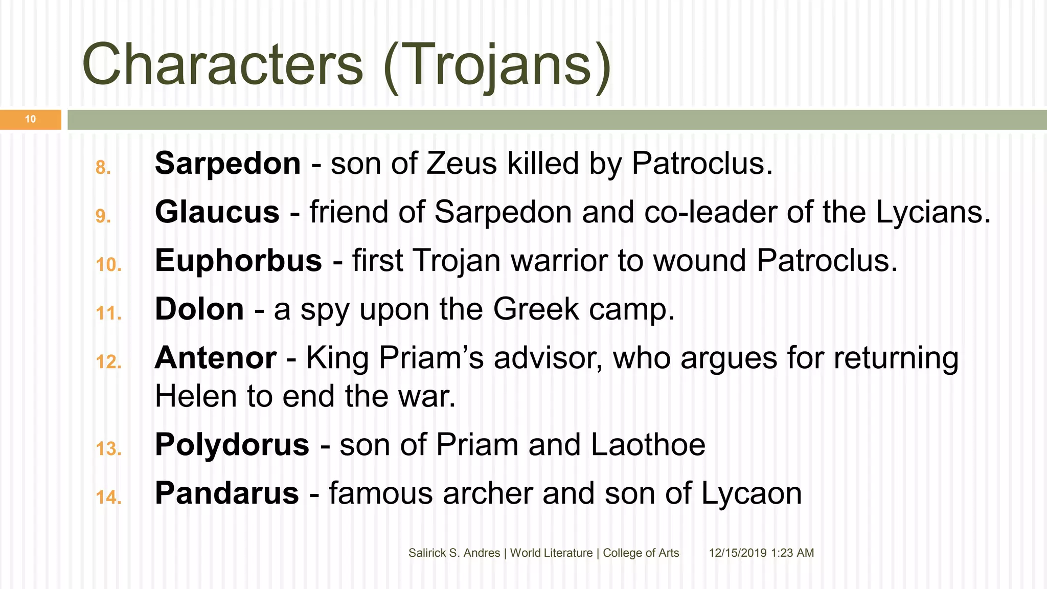 The Iliad | PPTX