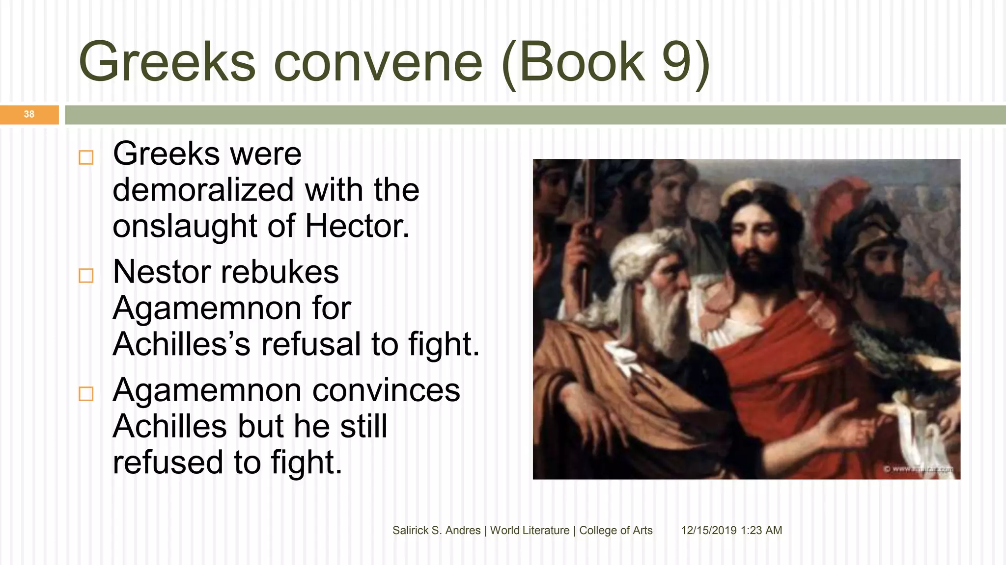 The Epic Features Of The Iliad – JYZXLK