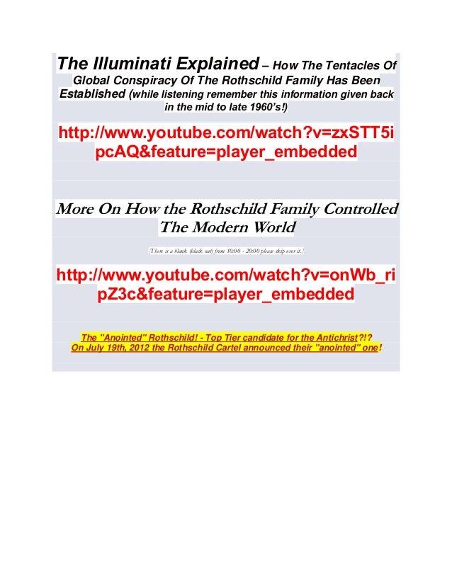Rothschild Pyramid  How it Controls the Worlds Financial 