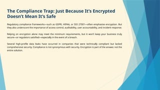 When Encryption Alone Cannot Ensure True VDR Protection | PPTX