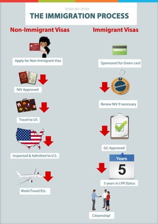 The Immigration Process Infographic