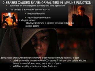 IMMUNITYImmunity is the result of the immune system’s enhanced response to a previously encountered pathogen.ACTIVE IMMUNITY:  acquired by exposure to an actual disease or to a vaccine that simulates a disease.PASSIVE IMMUNITY: acquired by administering antibodies formed in others, or it can be passed from mother to child via the placenta and milk.