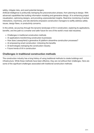 The impact of AI in construction - An Overview.pdf