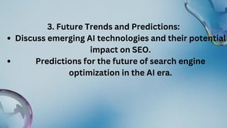 The Impact of AI in Search engine optimization | PDF