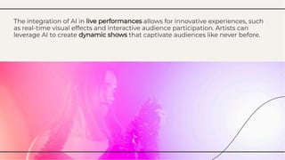 The Role of AI in Shaping the Future of Music and Entertainment | PDF