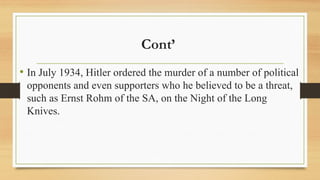 Cont Hitler The impact of and responses to the Great.pptx