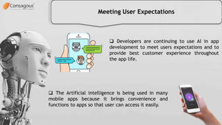 The Impact of Artificial Intelligence on Mobile App Development | PPT