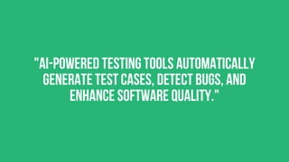 The Impact of Artificial Intelligence on Software Development | PDF