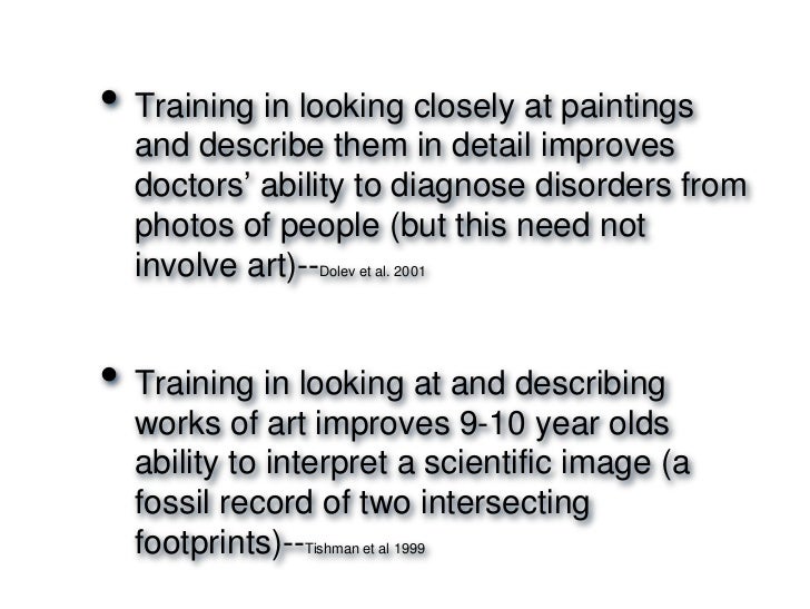 the influence of arts in education Art education and the arts itself have changed dramatically throughout the years due to the advancements in technology 2 describe (a) the stylistic trends and innovations and (b) the characteristics of the art works from one historical period of your choice. the influence of arts in education Art education and the arts itself have changed dramatically throughout the years due to the advancements in technology 2 describe (a) the stylistic trends and innovations and (b) the characteristics of the art works from one historical period of your choice.
