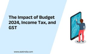 The Impact of Budget
2024, Income Tax, and
GST
www.aiatindia.com
 