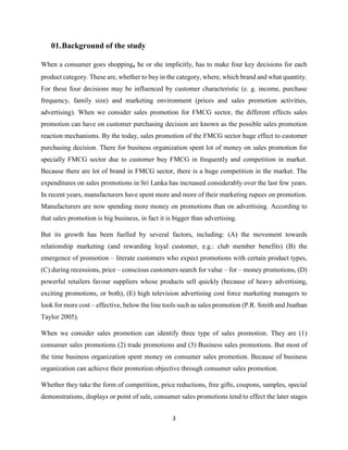 The impact of consumer sales promotion on customer buying behavior with ...