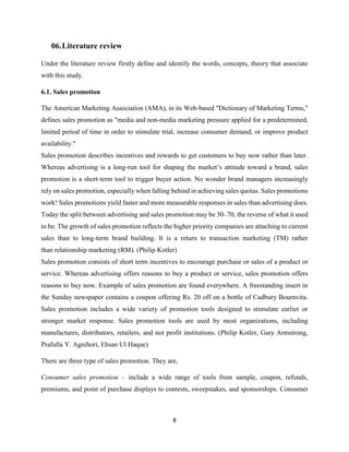 The impact of consumer sales promotion on customer buying behavior with ...